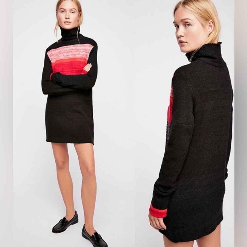 Free People Dress Women’s XS Winter Break Sweater Dress - Picture 2 of 12